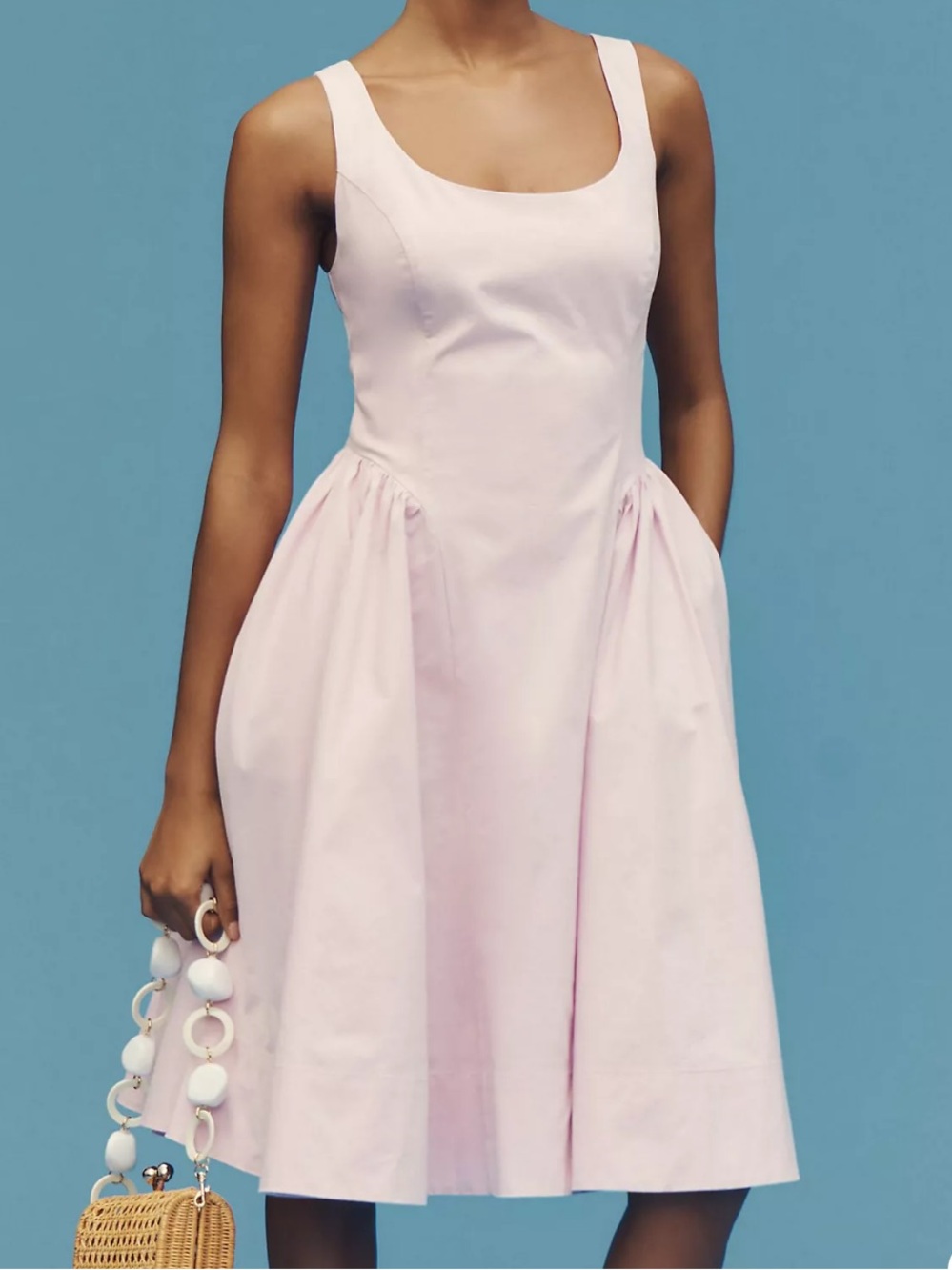 Anthropologie Lilac Fit & Flare Dress 💜